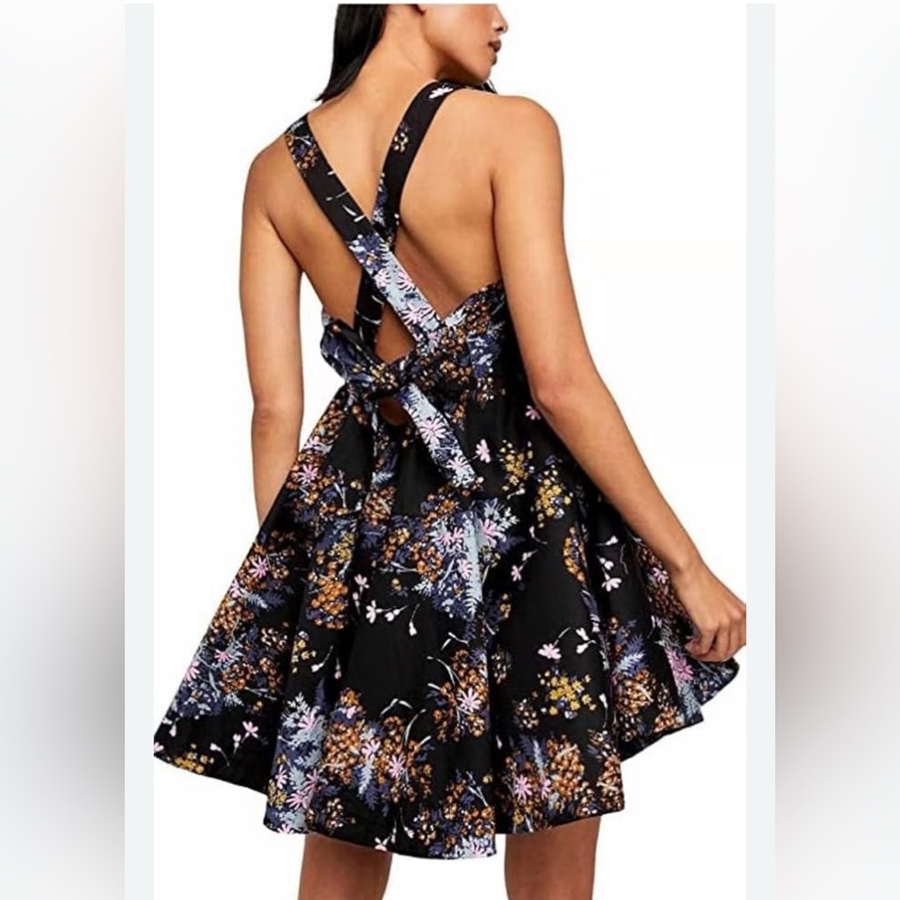 FREE PEOPLE Floral Print Sleeveless Dress